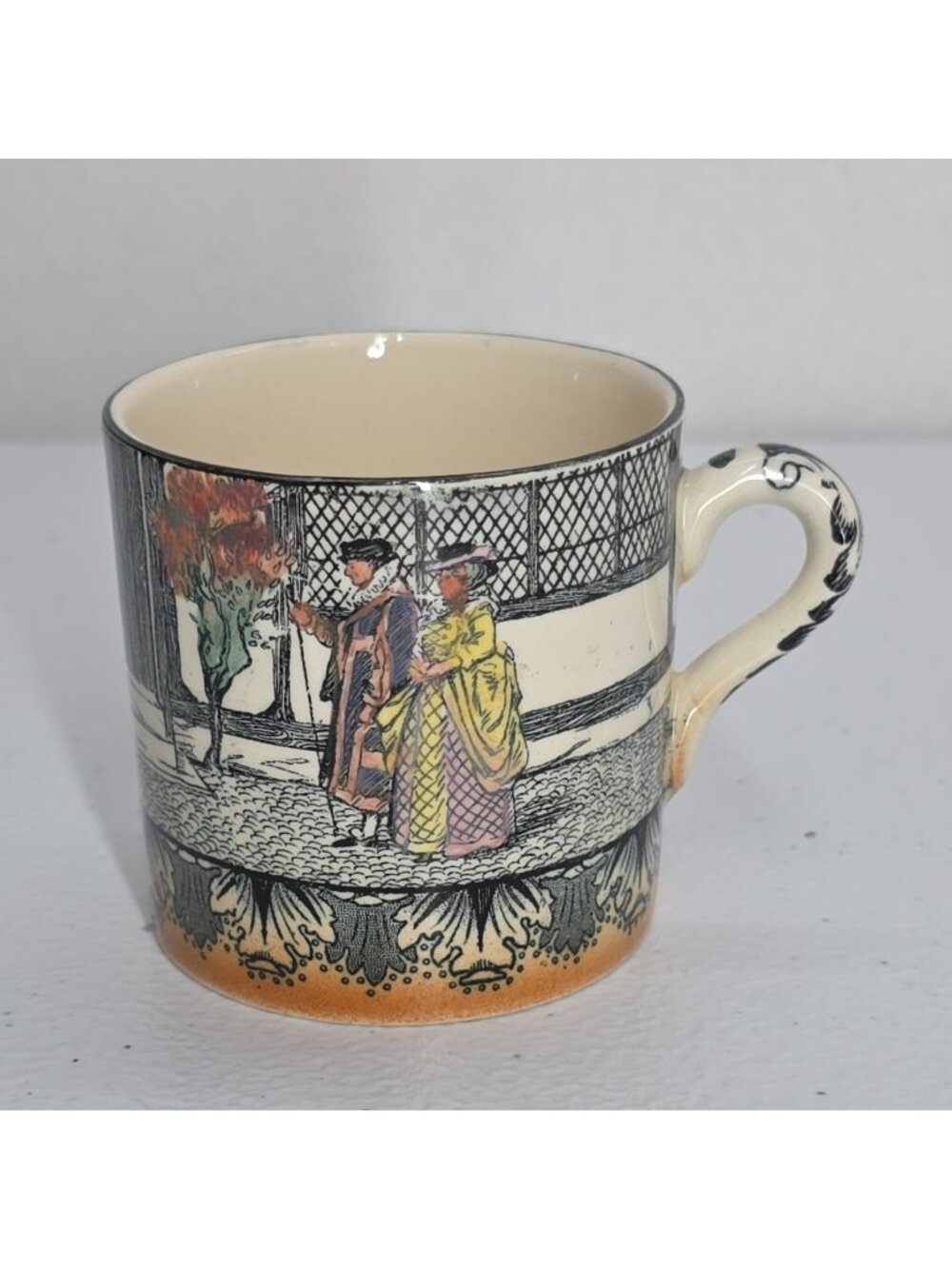 Vtg Royal Doulton Old Moreton Hall Espresso Demitasse Cup Queen Elizabeth I Eng